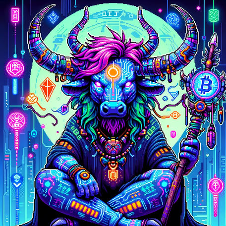 Cypherpunk Techno Shaman