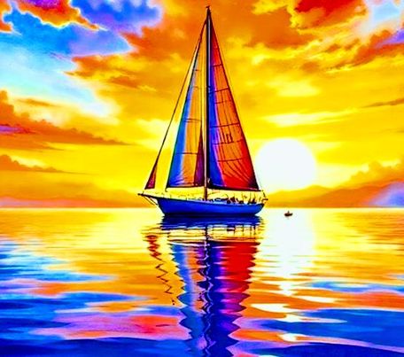Sunset Sailing #1