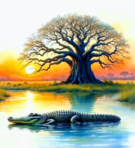 River crocodile