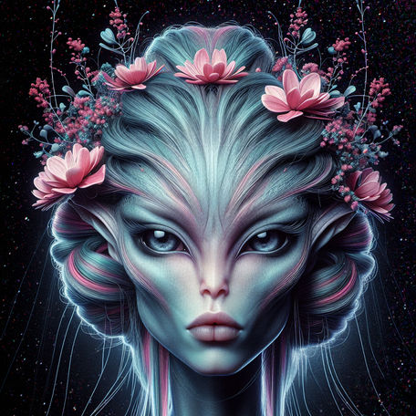 The Space Alien #130 The Most Beautiful Lady Alien