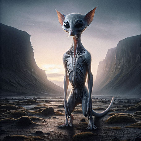 The Space Alien #135 Gift for cryptobora