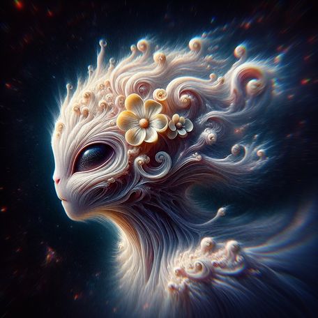 The Space Alien #138 Cosmic Blossom Alien πΈ