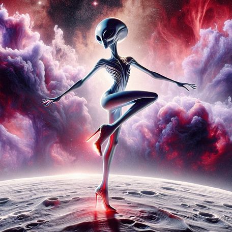 The Space Alien #141 High Heels Alien