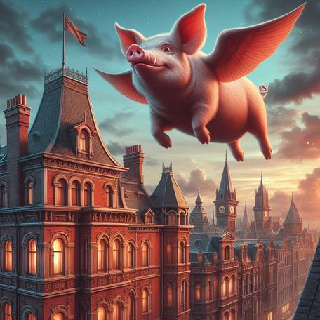 The flying pig