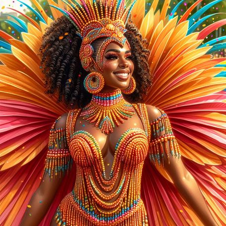FWI Carnival - Red Fan Parade 1