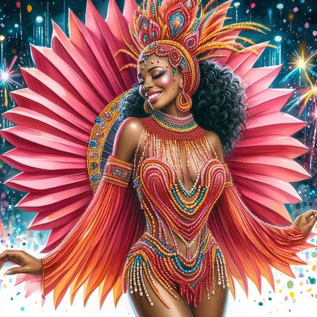 FWI Carnival - Red Fan Parade 7