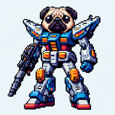 Armored pug # 22