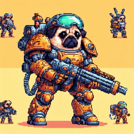 Armored pug # 26