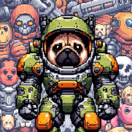 Armored special pug #13