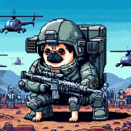 Armored special pug #14