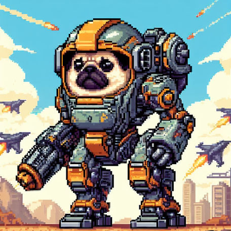 Armored pug # 33