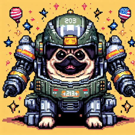 Armored pug # 34