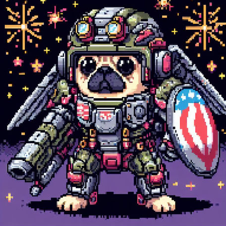 Armored pug # 35