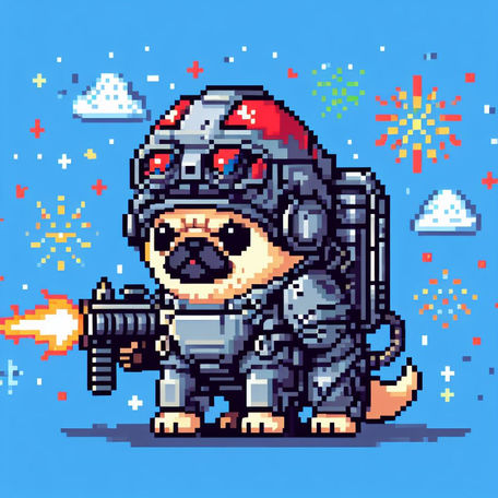 Armored pug # 36