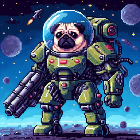 Armored special pug #18