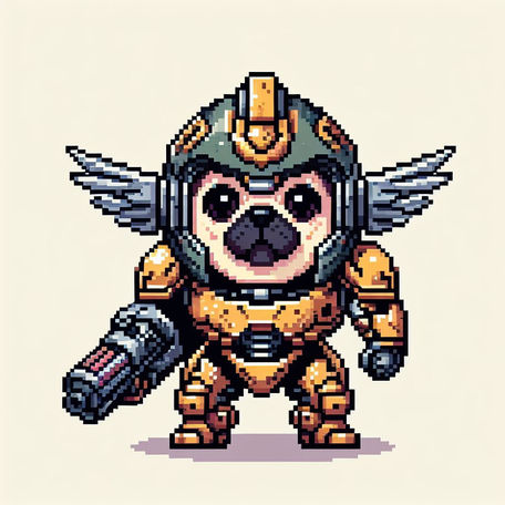 Armored pug # 37