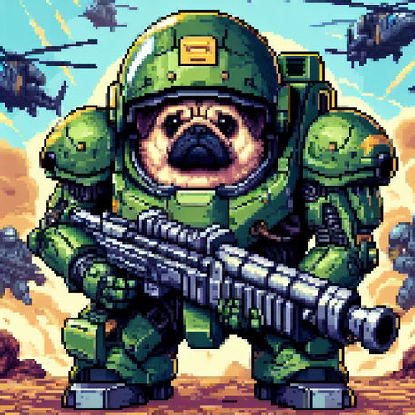 Armored special pug #20