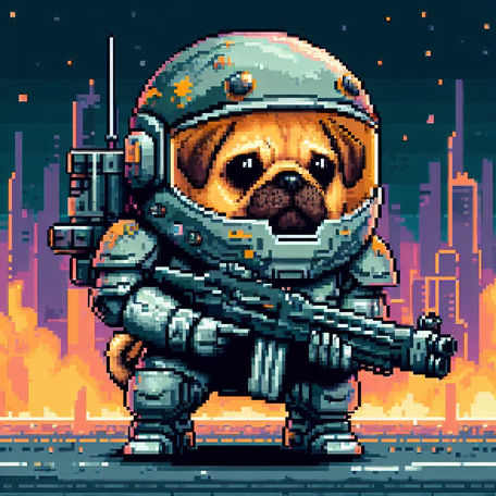 Armored pug # 39