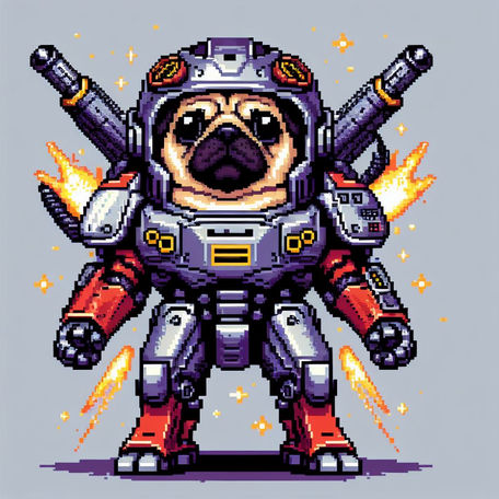 Armored pug # 42