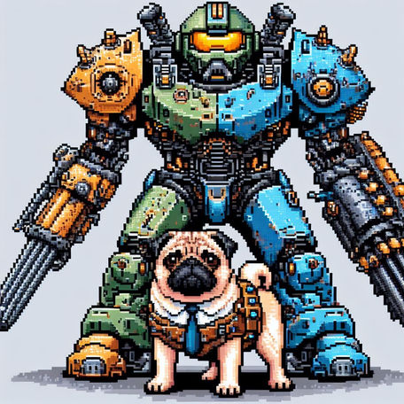 Armored special pug #23