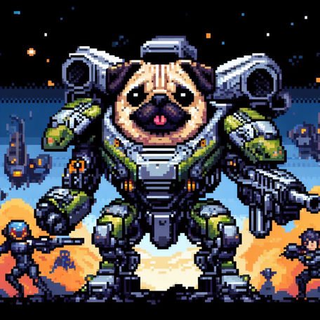 Armored special pug #24