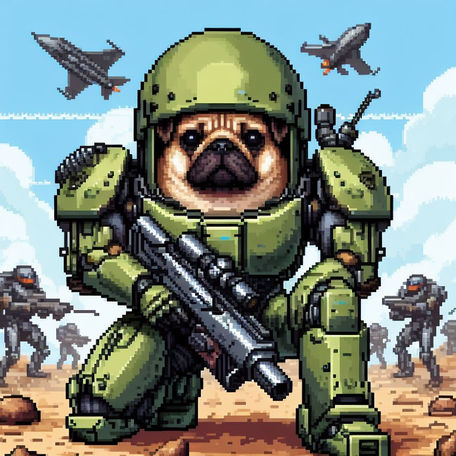 Armored special pug #27