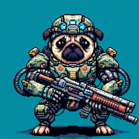 Armored special pug #29