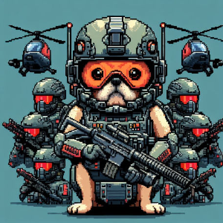 Armored pug # 50