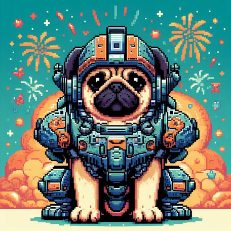 Armored pug # 51