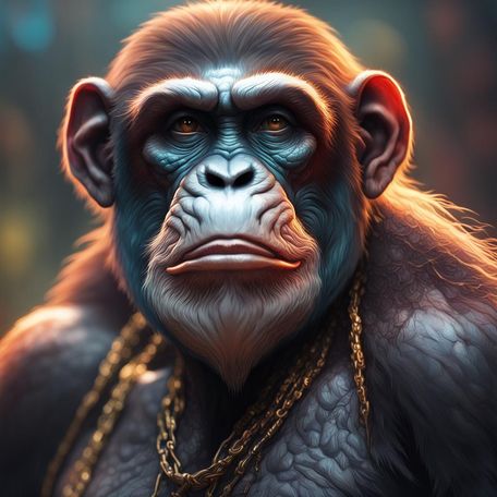 bored monkey 45