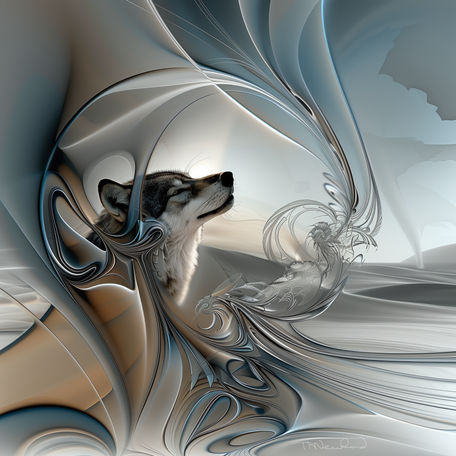 Spirit Essence of Lonely Wolf Howls (2)