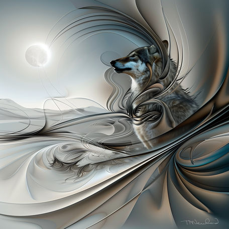 Spirit Essence of Lonely Wolf Howls (3)