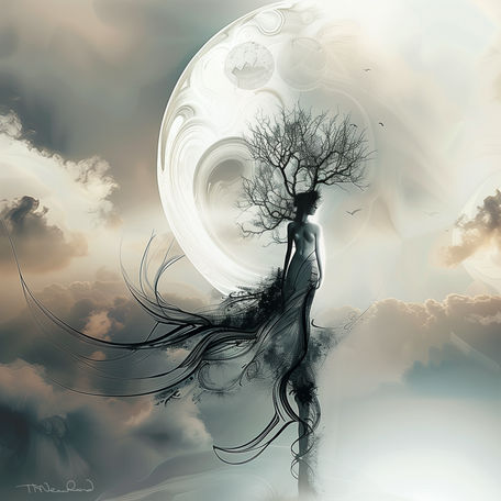Tree Spirits Against the Moon (12)