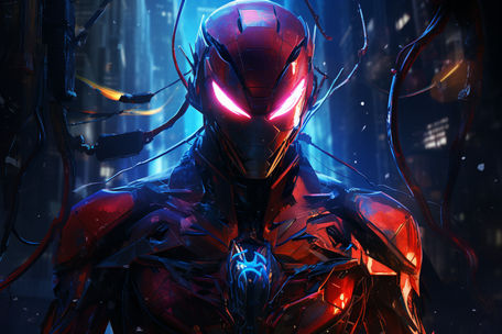 Cyberpunk Mecha-Spiderman #3