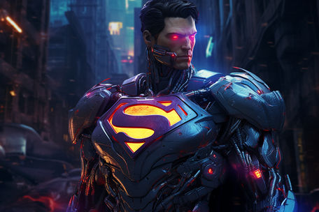 Cyberpunk Mecha-Superman #3