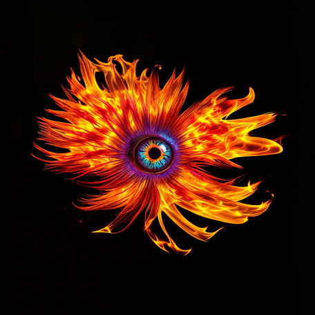 The Eyeball #127 Fiery Eye