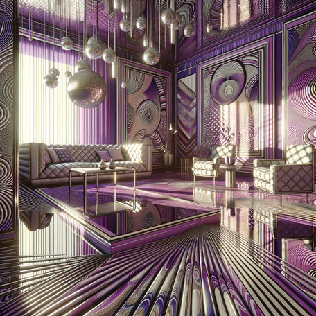 Op Art: Lavender Lounge