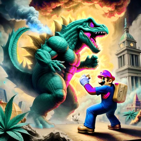 NOTHING CAN STOP MARIO MAKIMG THE DROP OFF
