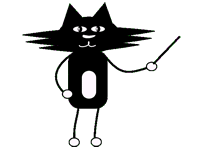 tha Kat pointing, edoga mascot