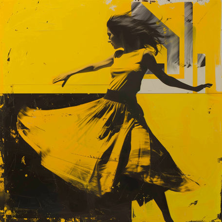 Elegant Dancer Twirls