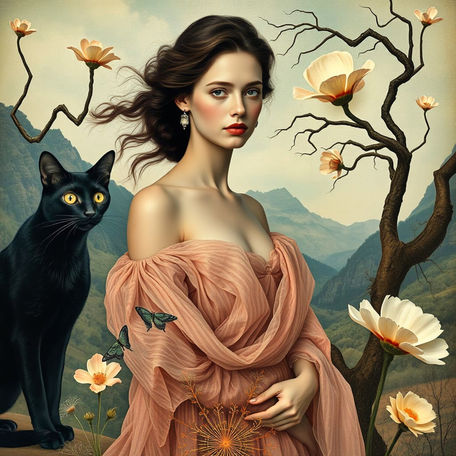 Cat Chases Moonbeams