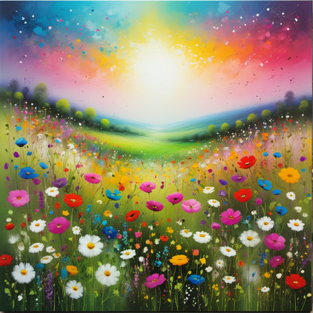 Gathering Blooming Wildflower