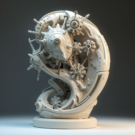 Fusion, Inspired by Duchamp-Villon Style