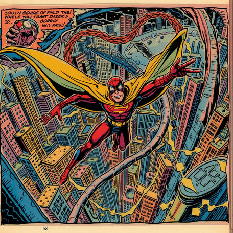 Clasic Hero, Inspired by Steve Ditko Style