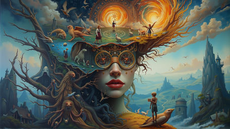 Otherworldly by James C. Christensen Style