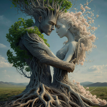 Entwined Existence - A Limited Edition 8K NFT Exploring Humanity's Connection to Nature #2