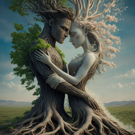 Entwined Existence - A Limited Edition 8K NFT Exploring Humanity's Connection to Nature #3