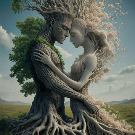 Entwined Existence - A Limited Edition 8K NFT Exploring Humanity's Connection to Nature #4