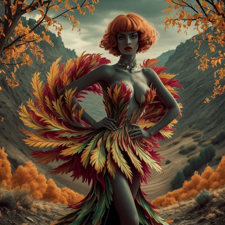 Sylphӕn Majesty - A Limited Edition 8K NFT Where Nature and Fashion Collide #3