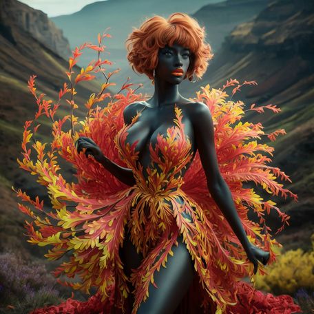 Sylphӕn Majesty - A Limited Edition 8K NFT Where Nature and Fashion Collide #4